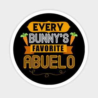 MENS EVERY BUNNYS FAVORITE ABUELO SHIRT CUTE EASTER GIFT Magnet